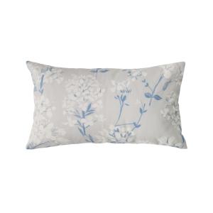 Coussin en coton gris 30 x 50 cm