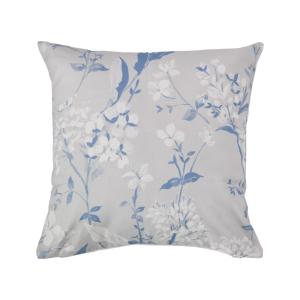 Coussin en coton gris 45 x 45 cm