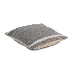 Coussin en coton gris 45x45 cm