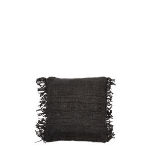Coussin en coton noir 40x40