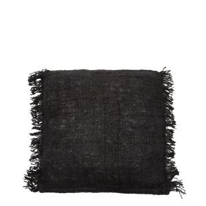 Coussin en coton noir 60x60