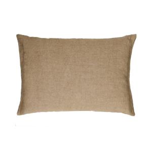 Coussin en coton ocre 70X50