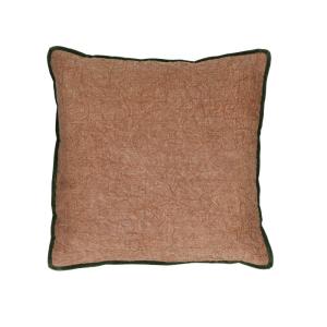 Coussin en coton pêche 45X45