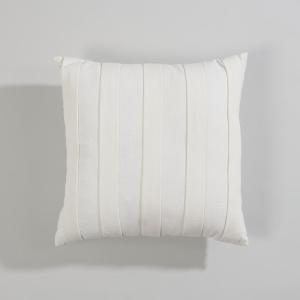 Coussin en coton plié écru 80x36