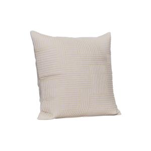 Coussin en coton sable 60x60