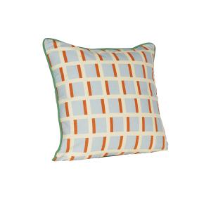 Coussin en coton sable et  multicoloré 50x50cm