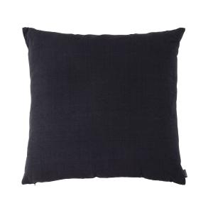 Coussin en coton texturé bleu marine 40x40