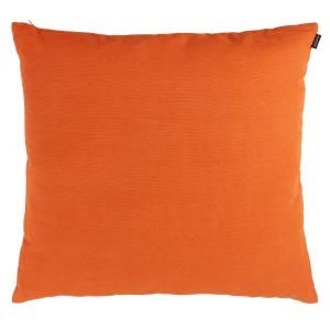 Coussin en coton texturé orange 60x60