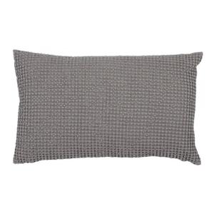 Coussin  en coton tourterelle 30 x 50 cm