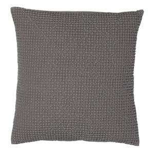 Coussin  en coton tourterelle 45 x 45 cm