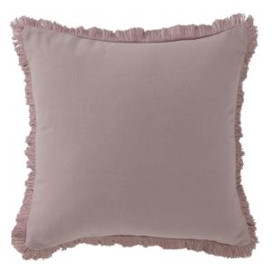 Coussin en coton violet violine 40x40cm