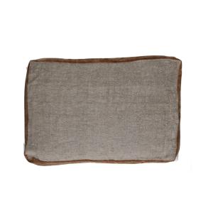 Coussin en lin naturel 60X40