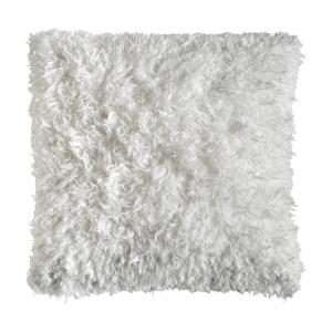 Coussin en Polyester Blanc 42x42x10 cm
