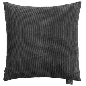 Coussin en polyester gris 45x45