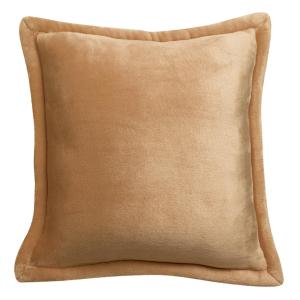 Coussin  en polyester ocre 50 x 50