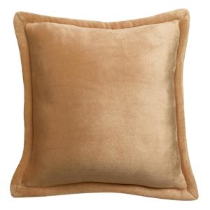 Coussin  en polyester ocre 50 x 50 cm