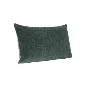 Coussin en polyester vert et bleu 50x80cm