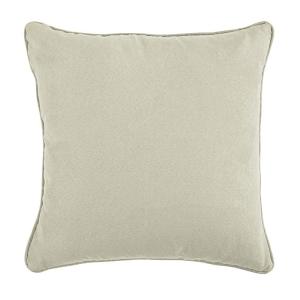 Coussin en suédine beige clair 40x40