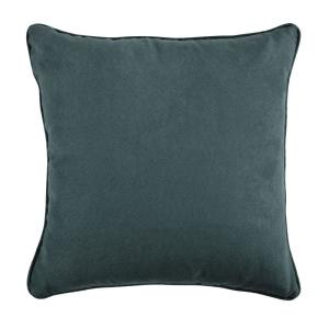 Coussin en suédine gris carbone 40x40