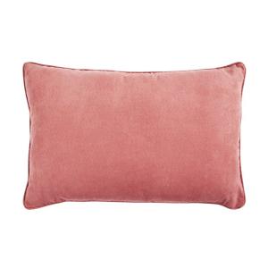 Coussin en suédine terra cotta 60x40