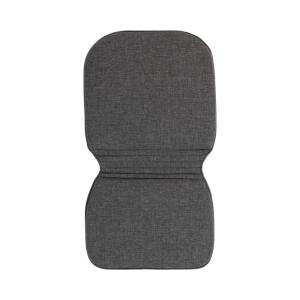 Coussin en tissu gris foncé 80.7x43.5