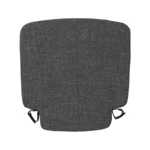 Coussin en tissu noir 42x42