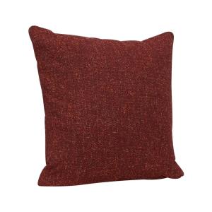 Coussin en tissu rouge 60x60