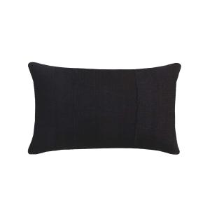 Coussin Equilibre rectangle pm noir 30x50cm