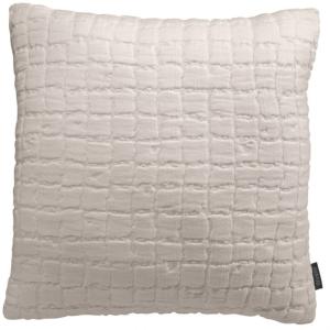 Coussin garni en Coton beige 45x45 cm