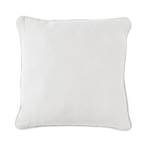 Coussin gaze de coton 45 x 45 cm blanc