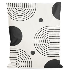 Coussin géant noir et blanc 130x170