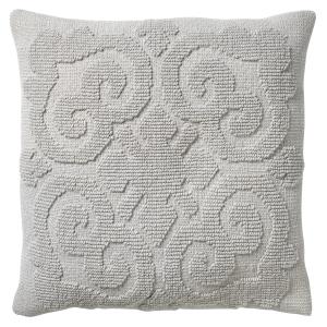 Coussin - gris en coton 45x45 cm avec motif