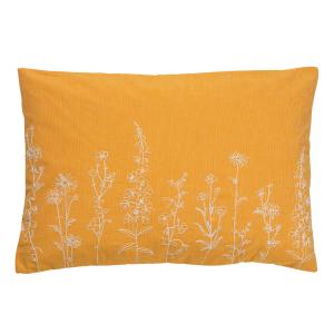 Coussin Jaune 40x60 cm Fleuri