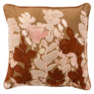 Coussin Lydia Tobacco Brown 45x45 cm