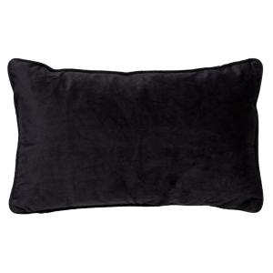 Coussin Noir 30x50 cm Couleur unie