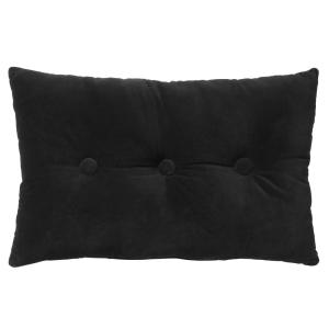 Coussin Noir 40x60 cm Couleur unie