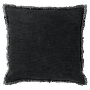 Coussin Noir 45x45 cm Couleur unie