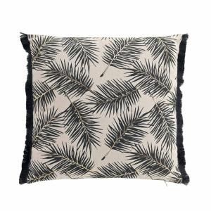 Coussin Noir coton 45 X 45