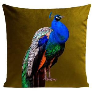 Coussin Oiseau William Velours 60x60cm