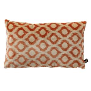 Coussin Orange 30x50 cm Impression Géométrique