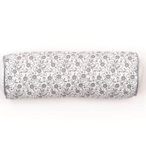 Coussin polochon déhoussable imprimé floral coton  45x15 cm…
