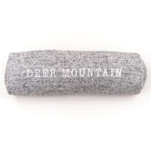 Coussin polochon imprimé a carreaux coton  45x15 cm Gris cl…