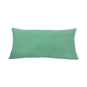 Coussin polyester vert vif 50x25x6cm