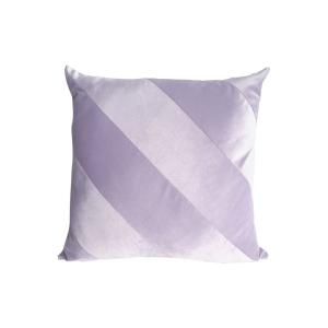 Coussin polyester violet doux 45x45x7cm
