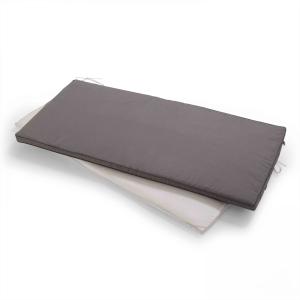 Coussin pour canapé polyester gris