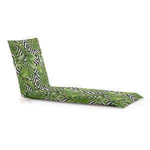 Coussin pour chaise longue en coton avec des palmiers verts…