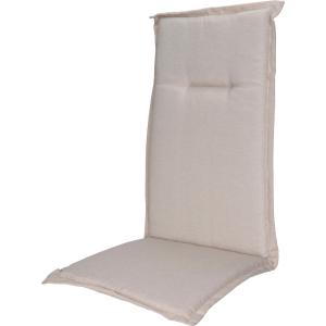 Coussin pour fauteuil de jardin beige imperméable 120x50x6c…