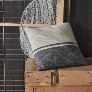 Coussin rectangulaire coton lavé  45x45 cm Ecru