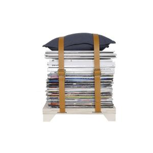 Coussin rectangulaire pour tabouret magazine  34x26 cm