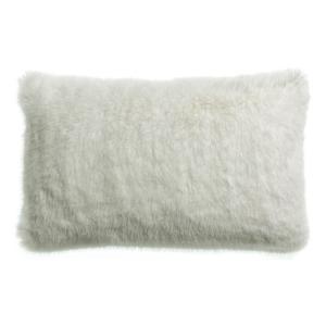 Coussin recyclé  en coton recycle neige 40 x 65
